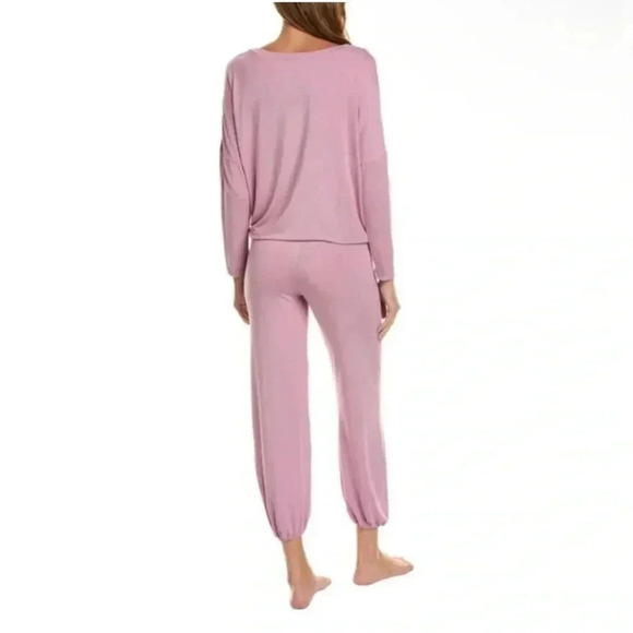 NEW Hale Bob 2pc Slouchy Pajama Set Rose Size Large - Picture 2 of 8